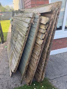 Very old garden fences x 5