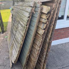 Very old garden fences x 5
