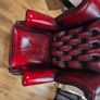 Chesterfield 3 seater and two chairs Image 6