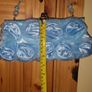 Sky Blue Satin Handbag Clutch Image 6