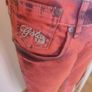 G-Star Raw red washed straight leg  jeans size W33 L33 UK12 EU40 Postage included Image 3