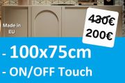 LED Bathroom Mirror Backlit Dual LED Touch Switch