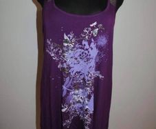 Yessica purple sequin vest top tunic Perfect condition size UK18 EU46 Postage included