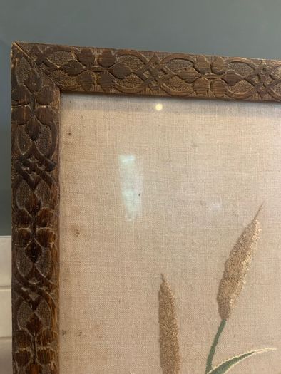 Vintage fire screen