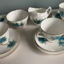 Royal Tara china  tea set fabulous blue colour Image 9