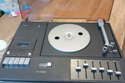 Philips 22GR814 record player  cassette recorder combination unit with a built in amplifier