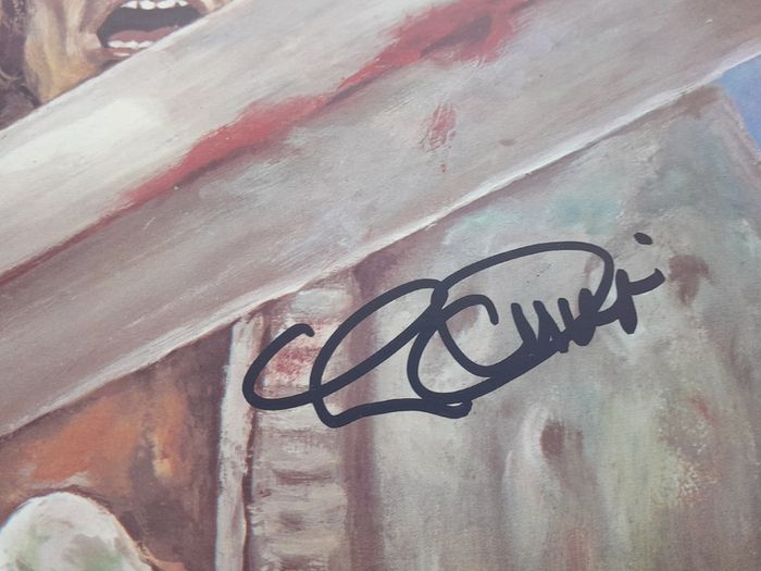 SAXON autographed album METAL