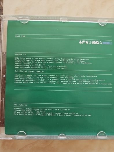(Artificial Intelligence) CD - Electronic Listening Music From Warp