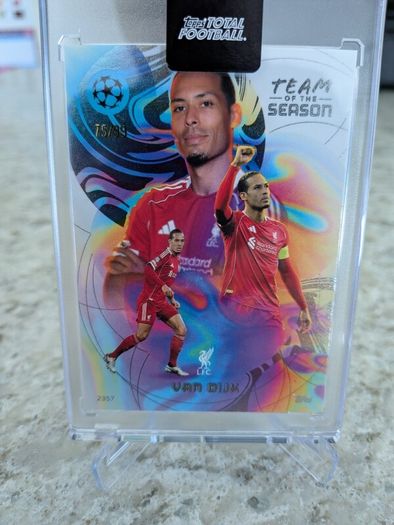 Van Dijk Liverpool FC Topps Total Football Team of the Season /99