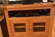 Oak Tv Unit With Storage