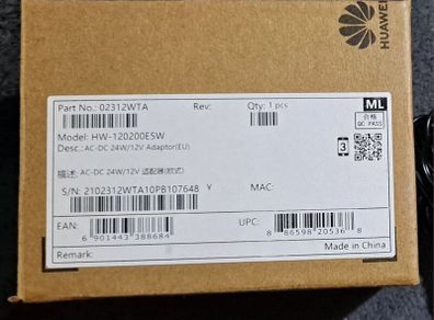 Power Adapter Huawei Original HW-120200E5W (12V / 2A, 24W)