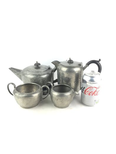Arts and crafts pewter tea/coffee set