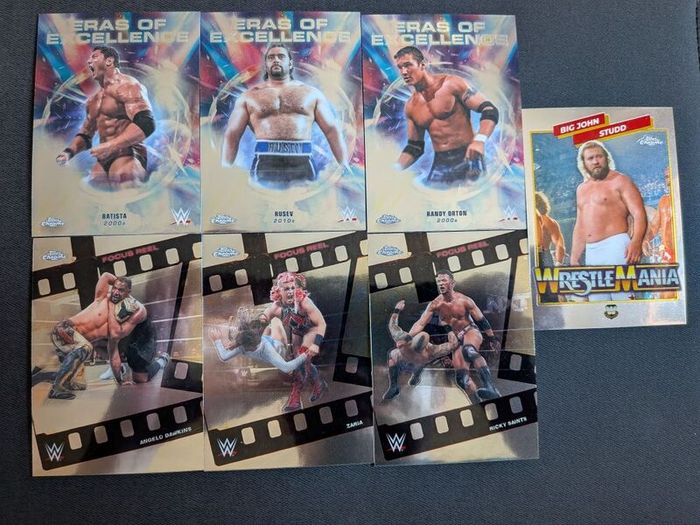 WWE Topps Chrome 2026 set of inserts