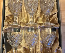 Killarney Crystal Trinity Liqueur / Sherry Glasses