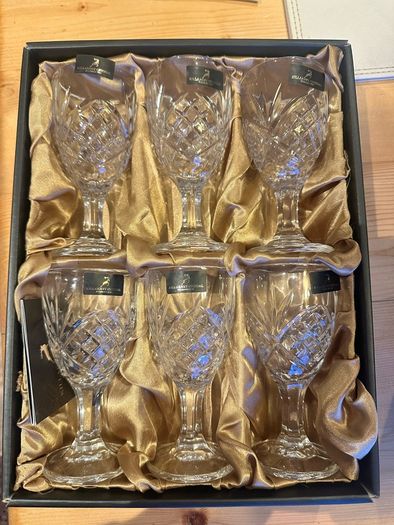 Killarney Crystal Trinity Liqueur / Sherry Glasses