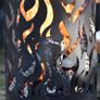Esschert Design Fire Drum Flames Carbon Steel Black FF408 Image 3