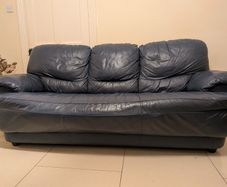 Free 3-seater leather sofa