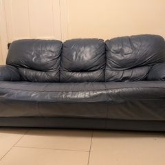 Free 3-seater leather sofa