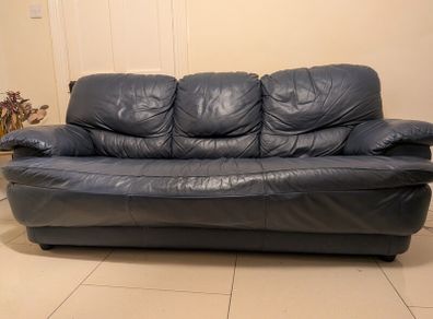Free 3-seater leather sofa