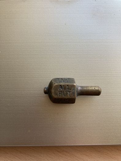1920s brass Put & Take spinner
