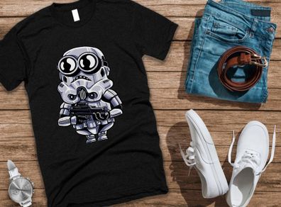 Minion Trooper t-shirt minions t-shirt star wars t-shirt mandalorian t-shirt tee