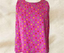 Vintage 1990s vintage silk pink sleeveless blouse by Irish designer Paul Costelloe M