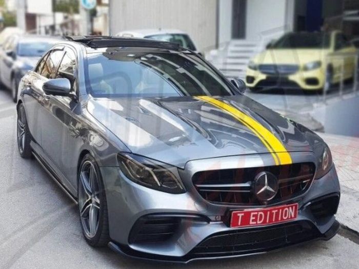 E63 AMG look hood for Mercedes E-Class 2016 - 2023