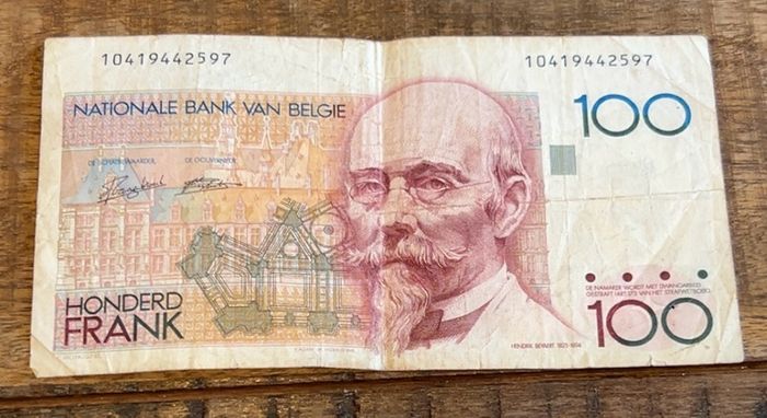 Vintage Belgian 100 Franc Banknotes - Collection of 6