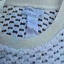 Bershka White Crochet Tie Top, Size UK8 Image 10