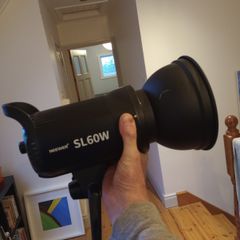 Photography or video light and softbox