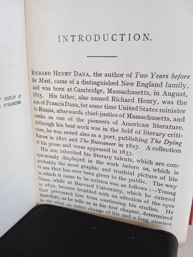 Two Years Before the Mast: A Personal Narrative of Life at Sea by Richard Henry Dana (HQ53)