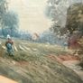 Original Victorian Rural Landscape  by WILLIAM G. FITZSIMONS (W. G. FITZSIMONS) Signed & Dated 1883 Image 4