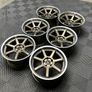 18" Inch Strom DS15 Drift Wheels 5x114.3 Nissan silvia skyline RX7 MX5 R32 R33 lexus IS200 Image 6
