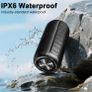 Dyurwa ZY02 Bluetooth Speaker with Lights, 24W, 52mm Dual Speakers, Fantastic Sound, 12H Outdoor Portable Speaker, Hands-Free Calling, IPX6 Waterproof for Parties/Travel/Camping/Home Image 6