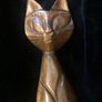 1960's Handcarved Cat Image 4