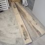 2 ash timber beams Image 2