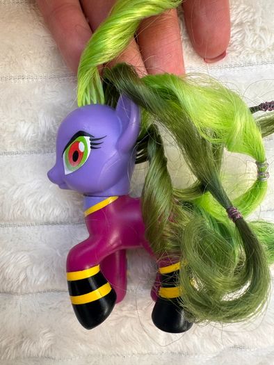 My Little Pony G4 approx. 3" Target Power Ponies Mane-iac Mayhem Brushable Used Please see photos