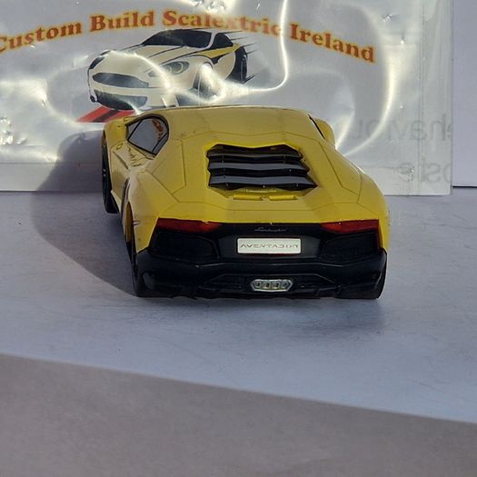 Scalextric Lamborghini Aventador Slot Car. ( street supercar )