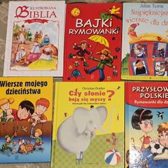 NEW - Polish fairy tales and the Bible for children in Polish Set of 6 books