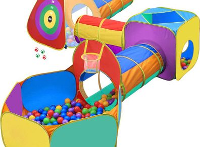 Best Birthday Gift For 1 2 3 4 5 Year Old Pop Up Baby Play Toy, Target Game W/ 4 Darts Indoor & Outdoor, Pit Balls Not Included