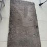 Grey Fluffy Rug Image 2