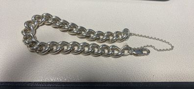 Chunky Chainlink Bracelet 925 Solid Silver