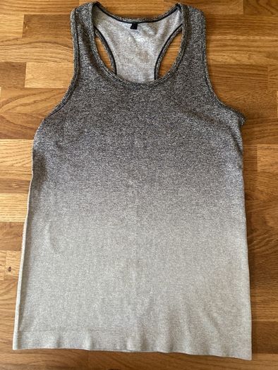 Grey Ombre Sports Vest Top Size XS