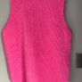 River Island Bright Pink wool tank top Size S BNWT Image 4