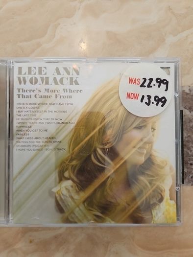 Lee Ann Womack CD - There's More Where That Came From (NEW)