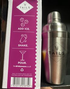 TAILS Cocktail Shaker stainless steal brand new