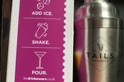 TAILS Cocktail Shaker stainless steal brand new