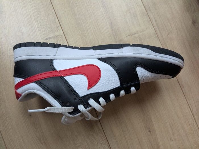 Dunk Low Retro "Red Swoosh Panda" sneakers