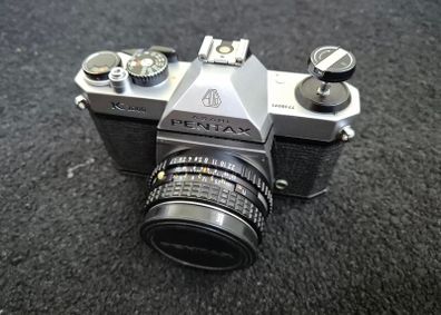 pentax k1000 with 50mm 1.7 lens