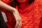 German brand Oui Cotton Jumper - Cherry Tomato - UK 12 - BNWT RRP 100